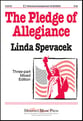 The Pledge of Allegiance Three-Part Mixed choral sheet music cover